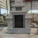 上饶 芝麻灰高档墓碑、土墓，一套也支持定做