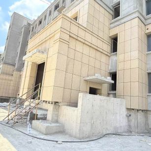 上饶 黄金麻干挂，工地实拍