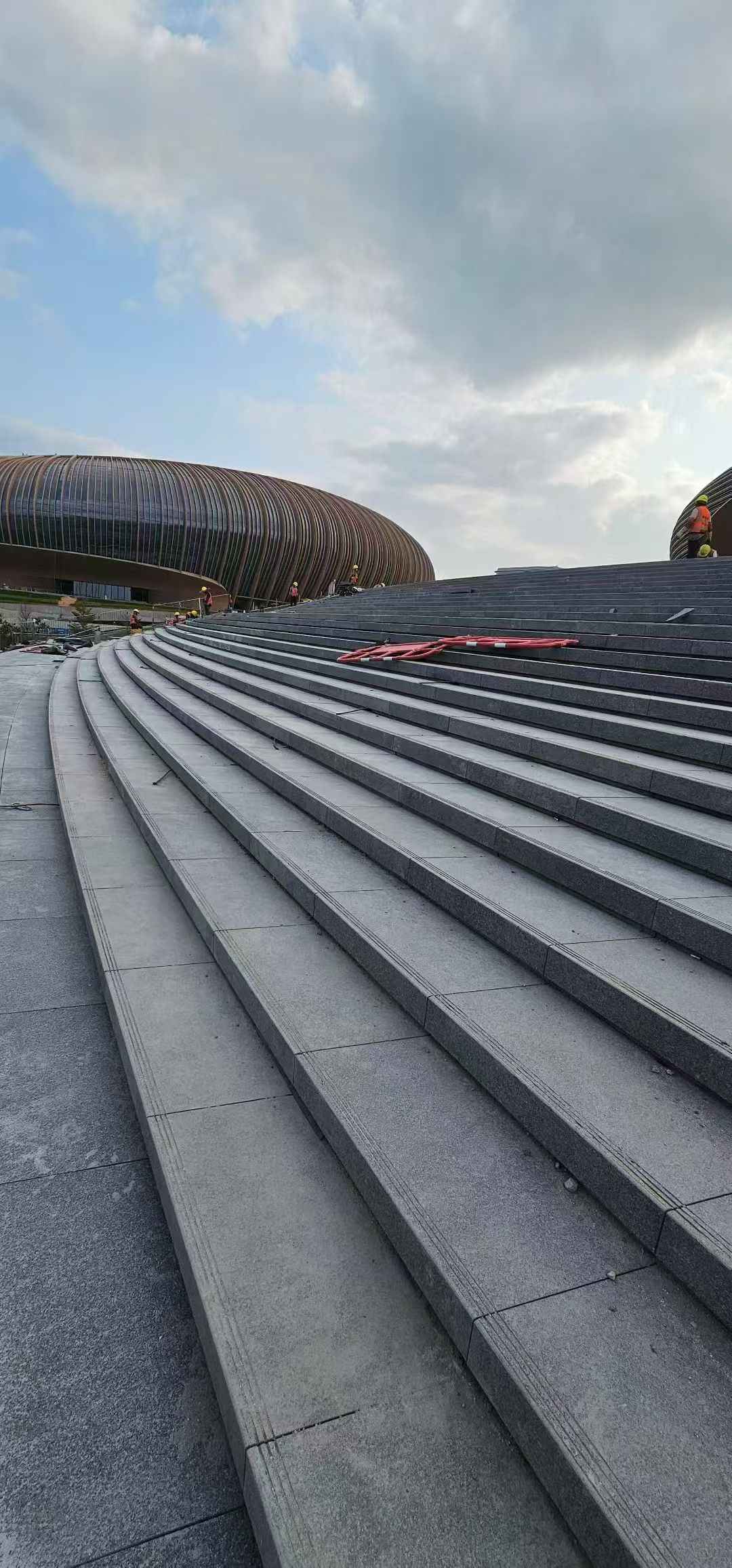 上饶 弧形整石台阶铺装效果图