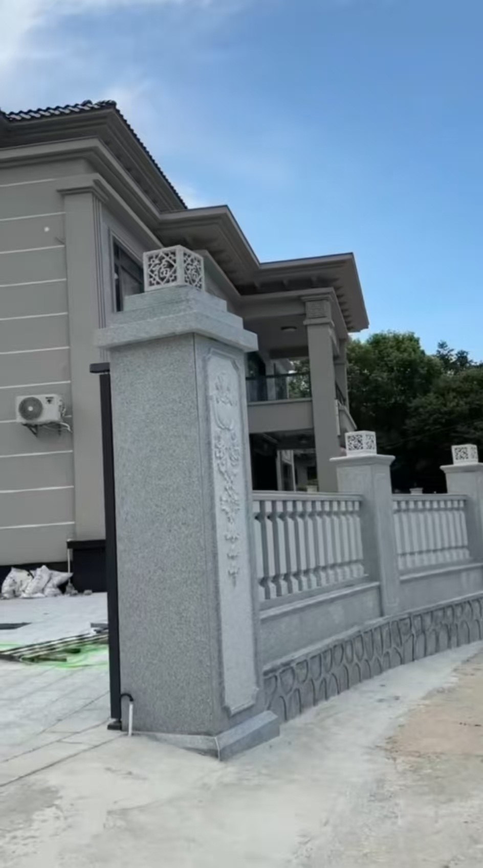 上饶 芝麻白别墅围墙栏杆，私人订制