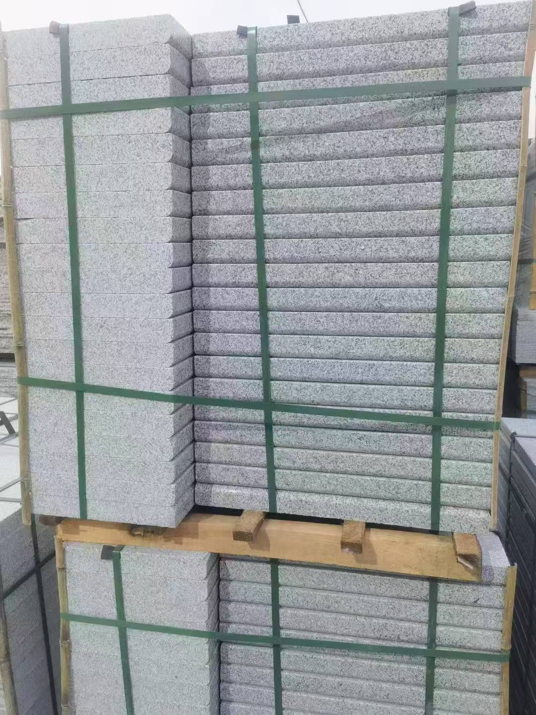 上饶 5公分芝麻白，倒斜角，室外楼梯踏步